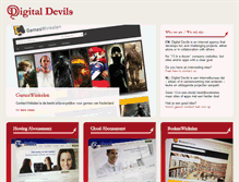 Tablet Screenshot of digitaldevils.nl